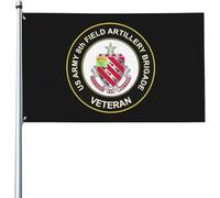Bandiera Us Army Veteran 8Th Field Artillery Brigade Unit Crest Stagione Bandiera Decorazione Colori Vivaci Striscione All'Aperto, Per Feste Estive, All'Aperto Al Coperto, Giardino, 90x150cm