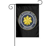 Bandiera Us Force Retired Major Doppia Faccia Bandiera Pace Appendere Decorazioni Da Esterno Per Parete Festa Balcone 12X18 Inch