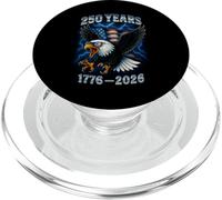 Bandiera USA 250° anniversario con Aquila America 250° compleanno PopSockets PopGrip per MagSafe