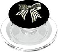 Bandiera USA Camouflage Caccia Patriottica Ragazza Americana PopSockets PopGrip per MagSafe