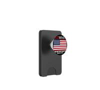 Bandiera USA e patriottico americano americano PopSockets PopWallet per MagSafe