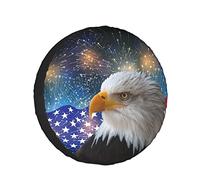 Bandiera USA Eagle Coperture Pneumatici Bandiera Americana Coperture Da Campeggio Impermeabile Protezioni Ruote per Camper Travel Trailer, RV, SUV Indipendenza 4 luglio Decoration15inch