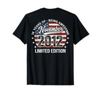 Bandiera USA per Il 14° Compleanno di Novembre 2012 da Uomo e da Donna Maglietta