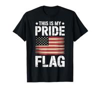 Bandiera USA This Is My Pride Proud America US Flag Maglietta