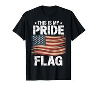 Bandiera USA This Is My Pride Proud America US Flag Maglietta