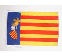 BANDIERA VALENCIA BENICASIM 45x30cm - BANDIERINA COMUNITÀ VALENCIANA 30 x 45 cm cordicelle - AZ FLAG