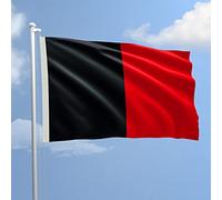 Bandiera VALLE D'AOSTA 70x100 cm in poliestere NAUTICO 115 gr/mq con doppia piega perimetrale, corda e guaina. Adatto sia IN/OUT DOOR