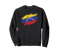 Bandiera Venezuela Distressed Grunge Grafica Felpa