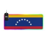 Bandiera Venezuela Wirel Ricarica Glowing Big Mouse pad Big Gameing 39,9 x 39,9 cm Mouse pad per Laptop