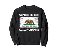 Bandiera Venice Beach California Design Venice Beach LA CA Felpa