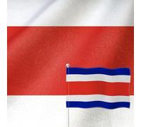 Bandiera Verticale Costa Rica Con 2 Occhielli Bandiera Verticale Garden Resistente Alle Intemperie Segnali Da Giardino Per Estate Cortile Interni 3X5 Ft