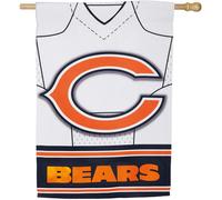 Bandiera Verticale Del Team Chicago Bears, 29" X 43", Doppia Faccia