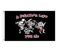 Bandiera Verticale Garden A Pirates Life Con 2 Occhielli Bandieradacortile Doppia Faccia Striscione Da Giardino Per Estate Celebrazioni Esterni 3X5 Ft