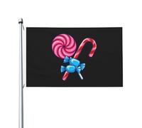 Bandiera Verticale Garden Funny Candy Resistente Alle Intemperie Bandiera Decorativa Appendere Striscione Da Giardino Per Patio Interni Cortile 3X5 Ft