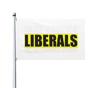 Bandiera Verticale Garden Good Morning Liberals Robuste Striscione Appendere Bandiere Giardino Per Fattoria All'Aperto Parete 3X5 Ft