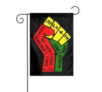 Bandiera Verticale Garden Juneteenth Is My Independence Day Not July 4Th Robuste Bandiera Da Giardino Appendere Decorazioni Da Giardino Per Estate Strada Vacanza 12X18 Inch