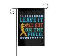 Bandiera Verticale Garden Leave It All Out Om The Field Robuste Bandiera Di Benvenuto Con 2 Occhielli Bandiere Giardino Per Estate Esterni Casa 12X18 Inch