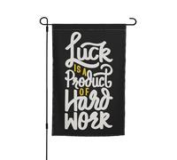 Bandiera Verticale Garden Luck Is A Product Hard Work Resistente Alle Intemperie Bandieradacortile Robuste Decorazioni Da Esterno Per Domestiche Balcone Fattoria 12X18 Inch