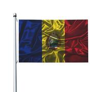 Bandiera Verticale Garden Silk Style Of Romania Con 2 Occhielli Bandieradacortile Robuste Bandiere Giardino Per Domestiche Cortile La Casa 3X5 Ft