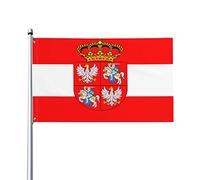 Bandiera Verticale Garden The Polish Lithuanian Commonwealth Doppia Faccia Bandiera Pace Resistente Alle Intemperie Decorazioni Da Giardino Per Fattoria La Casa Esterni 3X5 Ft