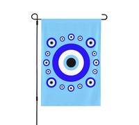 Bandiera Verticale Gr vil Eye Mandala Con 2 Occhielli Striscione Robuste Striscione Da Giardino Per Prato Patio La Casa 12X18 Inch