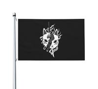 Bandiera Verticale Masked Cat Con 2 Occhielli Bandieradacortile Appendere Decorazioni Da Giardino Per Esterni Attività Celebrazioni 3X5 Ft