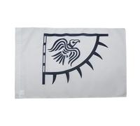 BANDIERA VICHINGO RAVEN 150x90cm - BANDIERA DEI VICHINGHI 90 x 150 cm foro per asta - AZ FLAG