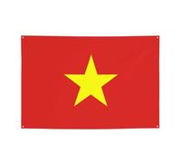 Bandiera vietnamita che crea atmosfera festiva striscione 119,4 x 180,3 cm per Natale, feste notturne, riunioni di amici