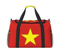 Bandiera vietnamita È una borsa da viaggio a tracolla portatile con grande capacità e multifunzione, un must per i viaggi all'aperto