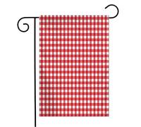 Bandiera View Red Cover Italian Top Table Tablecloth Picnic Pizza Cooking Tale Cloth Abstract Grid Decorazione Stagione Bandiera, Per Feste Estive, Feste Strada, 30x45cm