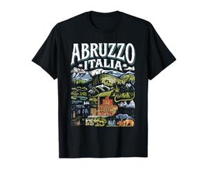 Bandiera Vintage Abruzzo Italia Maglietta