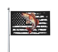 Bandiera Vintage American Flag Red Drum Fish Bandiere 90X150cm
