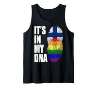 Bandiera Vintage del Dna del Gay Pride Finlandia Canotta