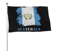 Bandiera vintage del Guatemala, tema guatemalteco, grande bandiera da esterno per decorazioni e feste, 60x90 cm.