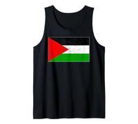 Bandiera vintage della Palestina per uomini, donne, bambini, ragazzi e ragazze Canotta
