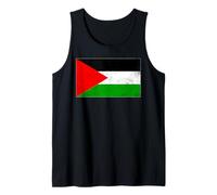 Bandiera vintage della Palestina per uomini, donne, bambini, ragazzi e ragazze Canotta