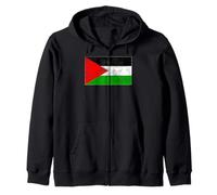 Bandiera vintage della Palestina per uomini, donne, bambini, ragazzi e ragazze Felpa con Cappuccio