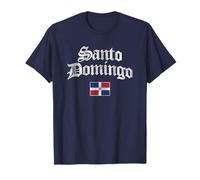 Bandiera Vintage della Repubblica Dominicana Souvenir di Santo Domingo Maglietta