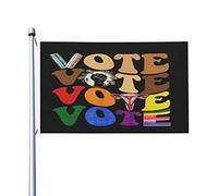 Bandiera "Vota contro i libri proibiti - Diritti riproduttivi" 3x5 piedi bifacciale, Bandiera "Vota contro i libri proibiti - Diritti riproduttivi" 4 luglio Giorno dell'Indipendenza Grande bandiera da