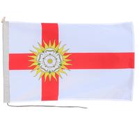 Bandiera West Riding of Yorkshire con corda e levetta - fatta a mano nel Regn...