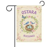 Bandiera Wicca Pagan Blessing Ostara Pirata Prova Di Sbiadimento Striscione All'Aperto, Per Feste Strada, Feste Estive, Eventi, 30x45cm