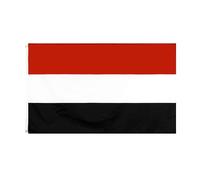 Bandiera Yemen Colori Yemen Bandiera Yemen 150 x 90 cm Bandiera Yemen Grande Bandiera Yemen Balcone Balcone Bandiera Yemen 150 x 90 cm per Palo - Bandiera Yemen 90 x 150 cm