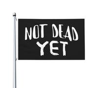 Bandieradacortile I'M Not Dead Yet Robuste Bandiera Di Benvenuto Con 2 Occhielli Segnali Da Giardino Per Casa Attività Camere 3X5 Ft