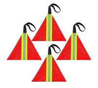 bandieradi Sicurezza per Kayak - bandieradi Avvertimento 30x25 cm, bandieraRiflettente Resistente e Impermeabile in Poliestere, Indicatore di visibilità Esterna Resistente agli Uso di Sicur