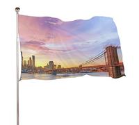 Bandieras Da Balcone 90X150Cm Beautiful New York Classica Celebrazione Bandierine Della Decorazione Rinforzo Bandiere Pirata Per Conferenza,Interno