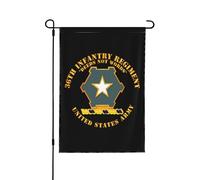Bandieras Da Cortile 36Th Infantry Regiment Deeds Not Words Bandiera Garden Durevole Bandiera Di Benvenuto Decorativo Garden Flag Per Spiaggia Patio Veranda M
