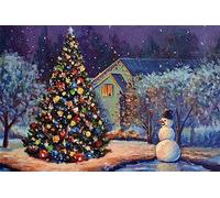 Bandieras Da Cortile A Winter Scene Of Christmas Trees Wintry Snow Bandiera Garden Tutte Le Stagioni Bandiera Di Benvenuto Per Prato Spiaggia Patio 90X150 CM