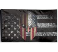 Bandieras Da Cortile American Spartan Warrior Helmet 3X5Ft Garden Flag Bandiera Di Benvenuto Decorativo Per Prato Esterni 90X150 Cm