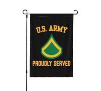 Bandieras Da Cortile Army E-3 Private First Class E3 Pfc Bandiera Di Benvenuto Anniversario Garden Flag Decorativo Divertente Bandieras Per Veranda Patio Esterni S