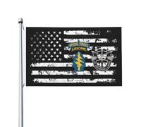 Bandieras Da Cortile Army Special Forces Usa American 54 Divertente Bandieras Tutte Le Stagioni Striscione Per Patio Esterni Spiaggia 90X150 CM